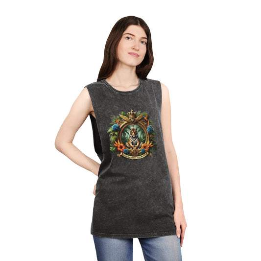 Zen Tiger Stonewash Tank Top