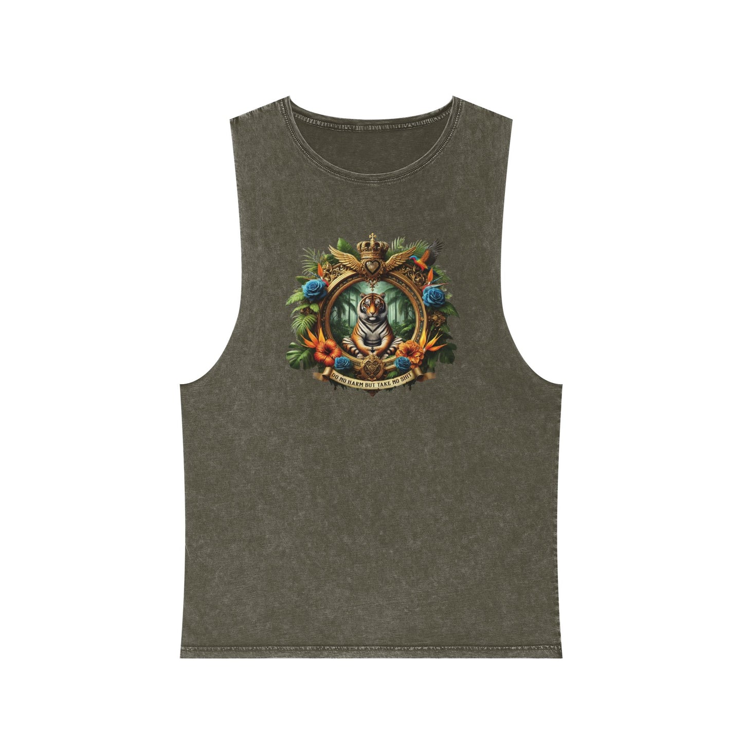 Zen Tiger Stonewash Tank Top
