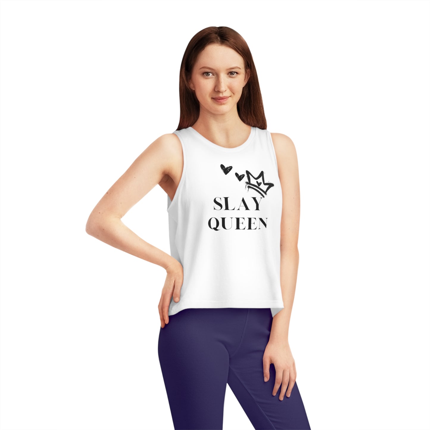 Teen Queen: SLAY QUEEN cropped Tank