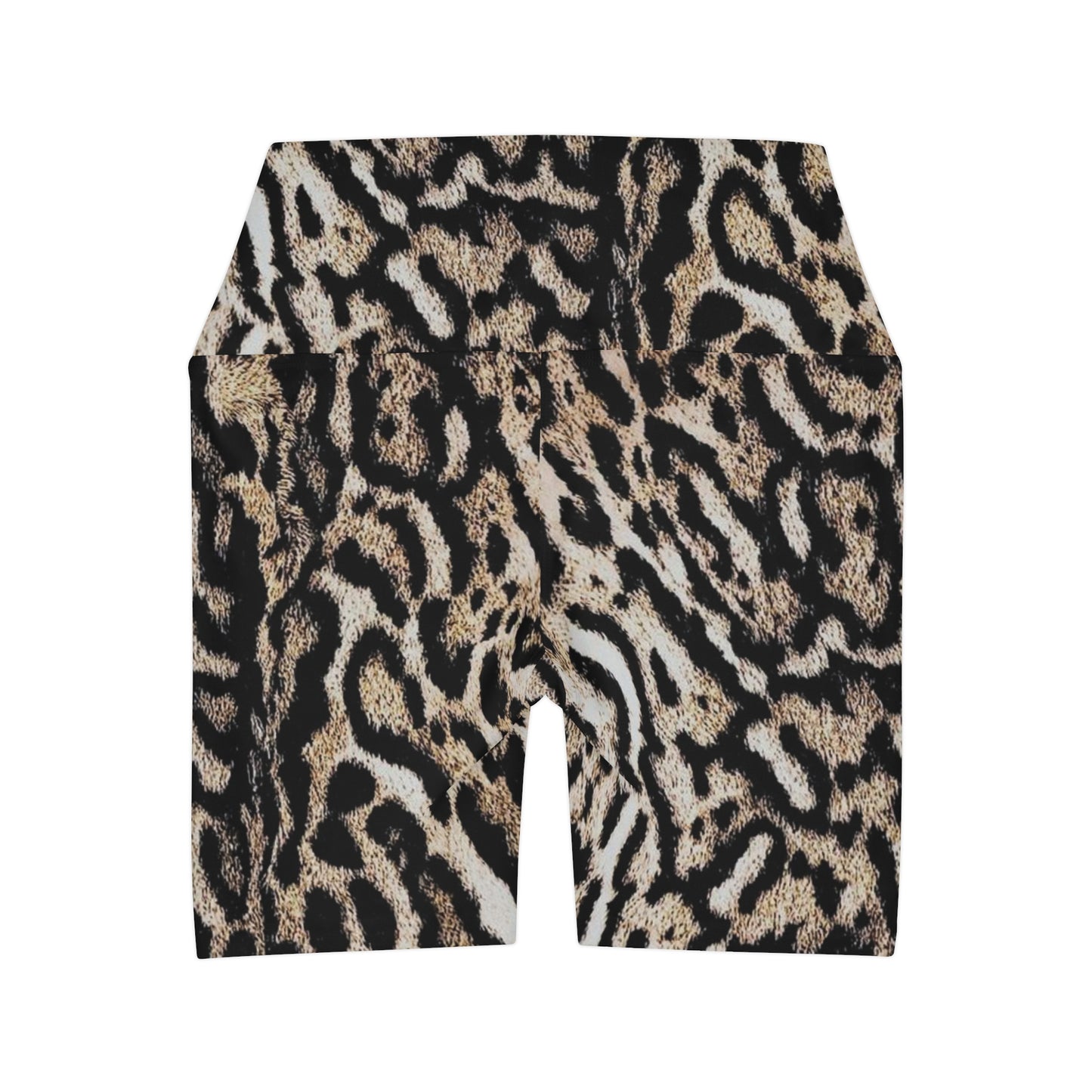 Leopard Print High-Waist Yoga Shorts – Wild Queens Collection