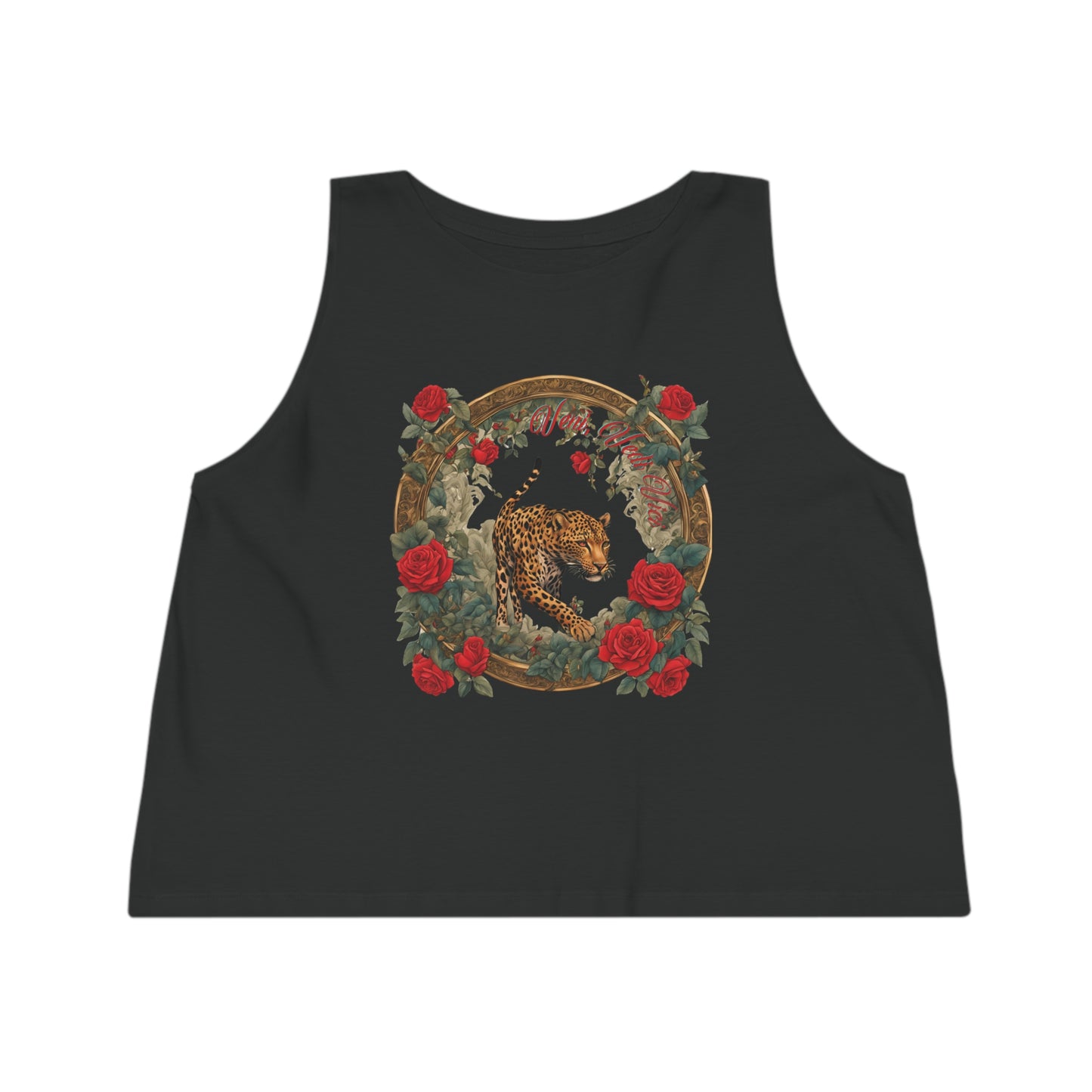 Awakened Leopard Organic Cropped Tank