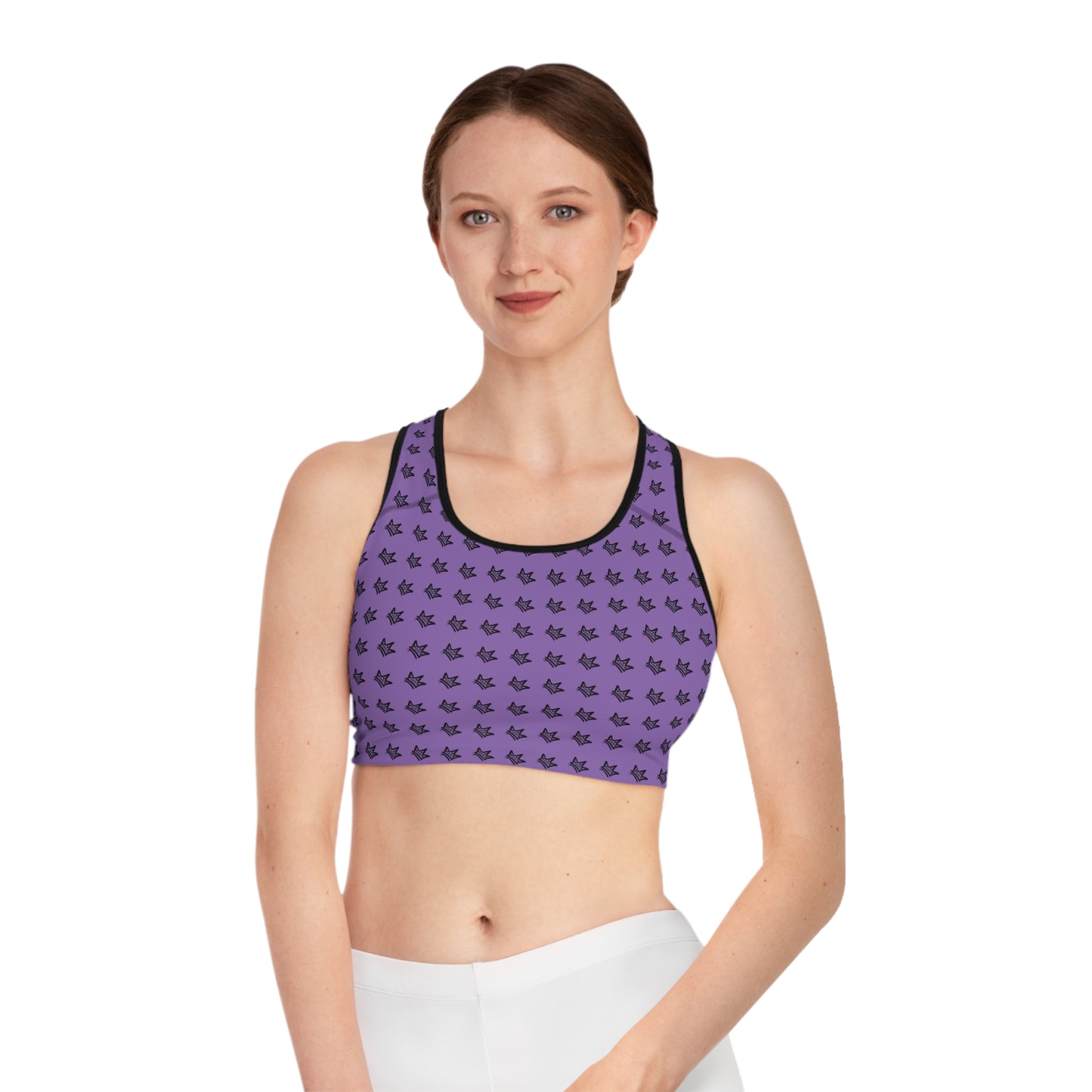 Royal Fit Apparel: Purple Crown Sports Crop