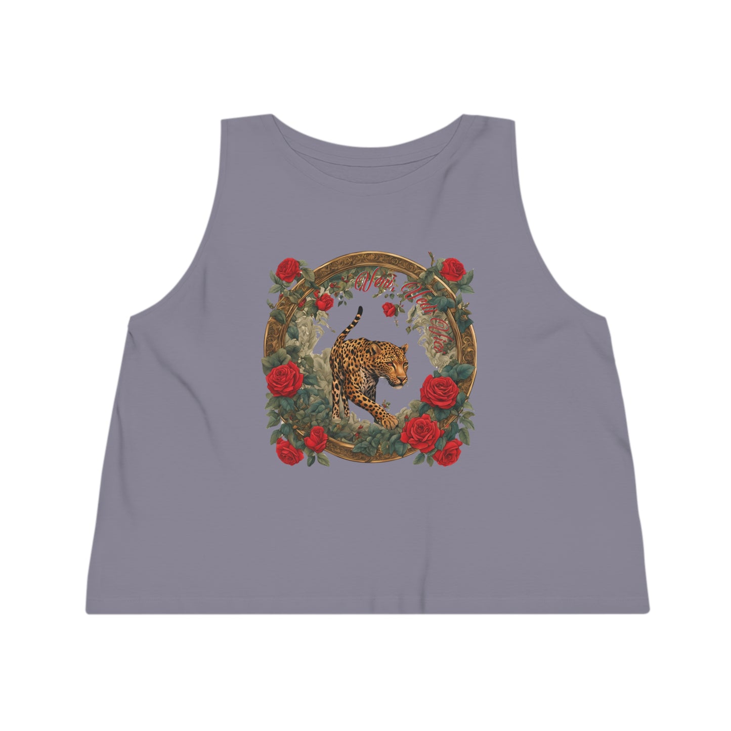 Awakened Leopard Organic Cropped Tank