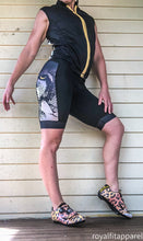 Load image into Gallery viewer, As Featured in Fitness First Magazine: Sleeveless Cycling Pro Grade Mountain Lion Bib