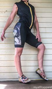 As Featured in Fitness First Magazine: Sleeveless Cycling Pro Grade Mountain Lion Bib