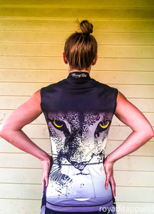 As Featured in Fitness First Magazine: Sleeveless Cycling Pro Grade Mountain Lion Bib