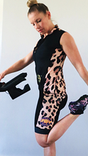 Load image into Gallery viewer, Cycling Pro-Grade Leopard Print Shorts