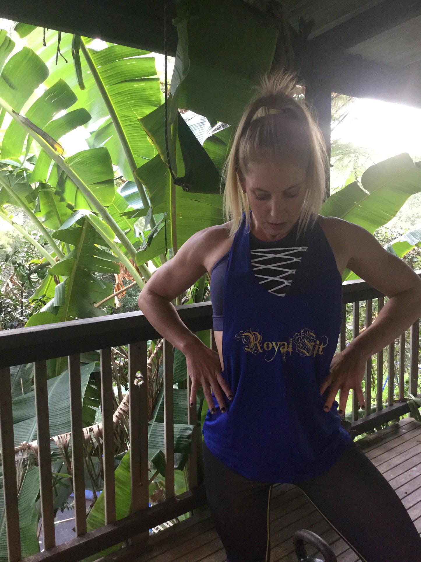 Royal Fit Gold Foil Singlet