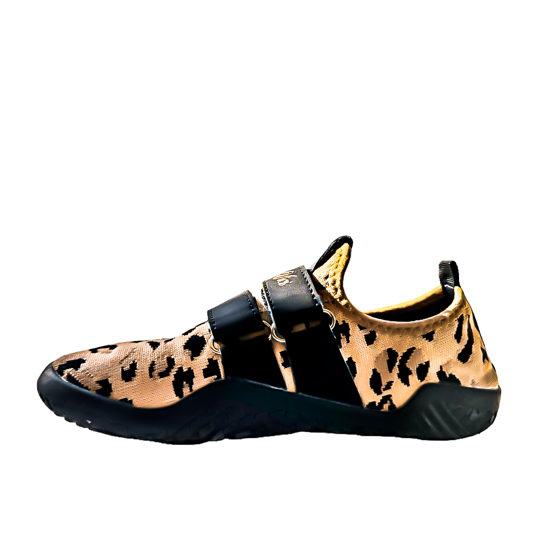 Veni, Vedi, Vici, Leopard Print Squat Shoes